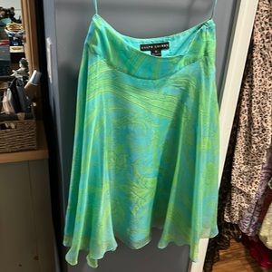 Ralph Lauren silk paisley skirt